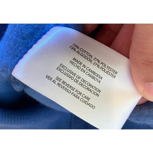 NWT $59.95 Gap Logo Hoodie Sweatshirt Size 2XL Men’s Blue - Picture 6 of 9